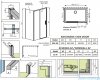 Radaway Idea Black Kds kabina prysznicowa 100x70 prawa czarny mat/szkło przejrzyste 10115100-54-01R/10117070-01-01